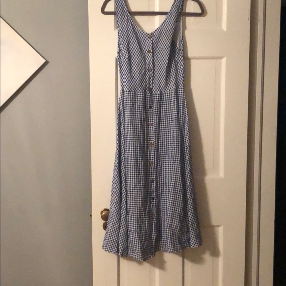 Midi plaid dress